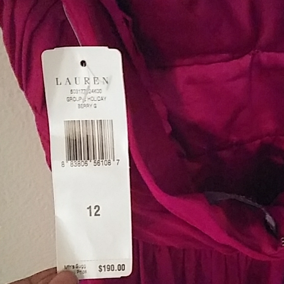 Ralph Lauren Pink Chiffon Dress - Picture 5 of 5